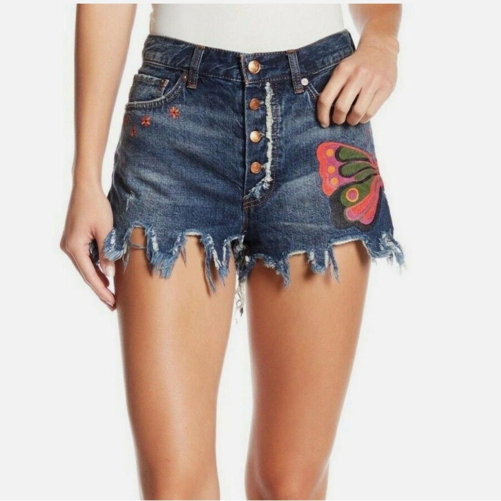 We The Free Butterfly Shorts Size 28